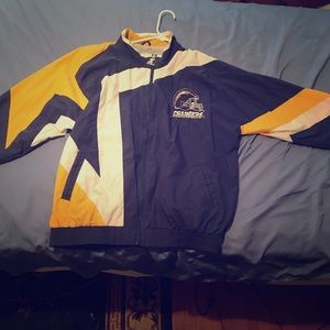Vintage late 90s San Diego chargers starter jacket
